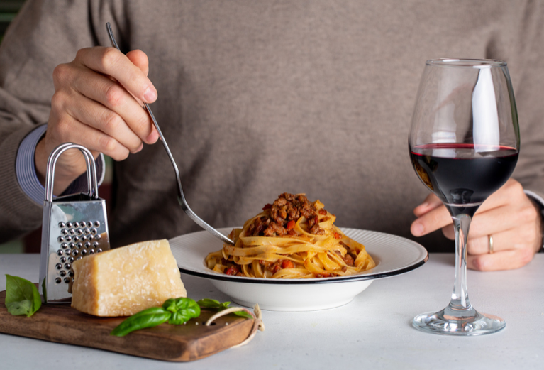 Best wine with deals pasta