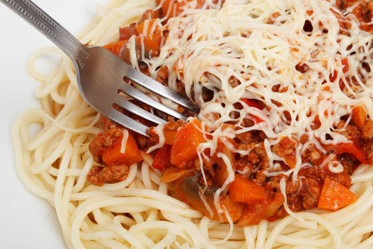 Dagostino Spaghetti with sauce and cheese